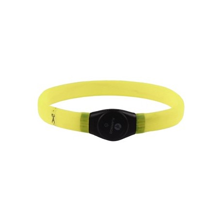 Collier Led Flamingo Visio light Jumbo jaune