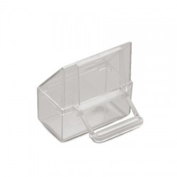 Mangeoire plastique 7X4X8 cm