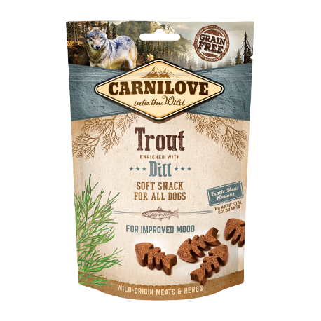 Carnilove soft snack à la truite 200g