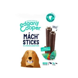 Edgar&Cooper Mâch'sticks fraise et menthe moyen chien 160g