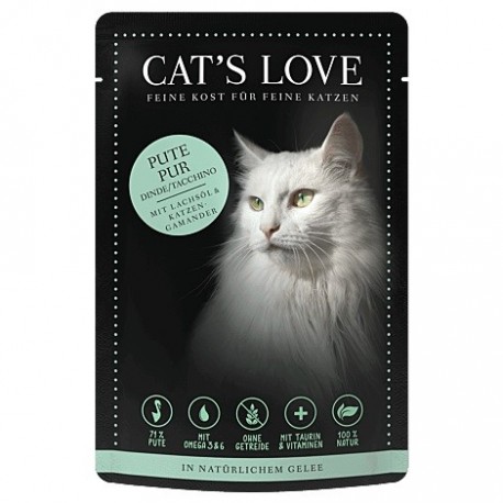 Cat S Love Patee A La Dinde Pour Chat Sachet De 85g Animosfery Cat S Love Patee A La Dinde Pour Chat Sachet De 85g Animosfery