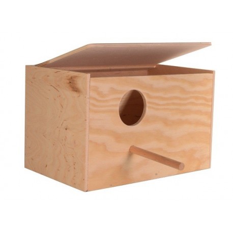 Trixie Nid en bois horizontal grande perruche - Nid pour Calopsitte