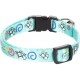 Collier chat souris turquoise 10 mm 30 cm