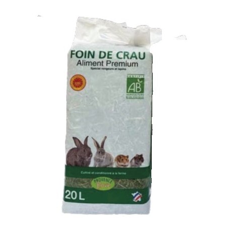 Aimé - Foin de Crau AOP Compressé pour lapin, cochon d'Inde, rongeur et  petits Animaux - Mélange Varié - Nourriture 100% naturelle - Sac de 1kg :  : Animalerie