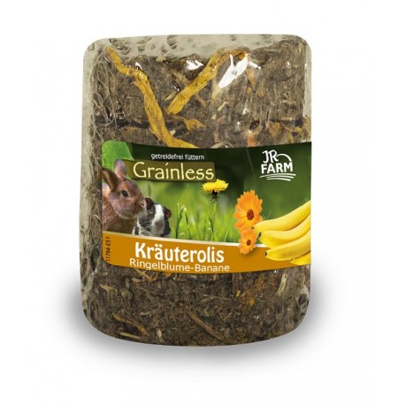 JRFarm Galettes pour rongeur aux herbes et à la banane 80g