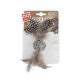 Bubimex Balle rotin avec 2 plumes Jouet chat