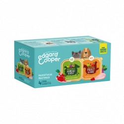 Edgar&Cooper Multipack Barquettes pour Chien 4 x 300g