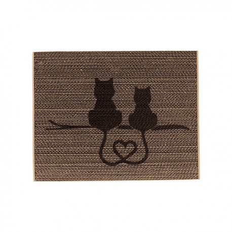 Grifzone Griffoir carton pour chat Love 43x34x2.5 cm